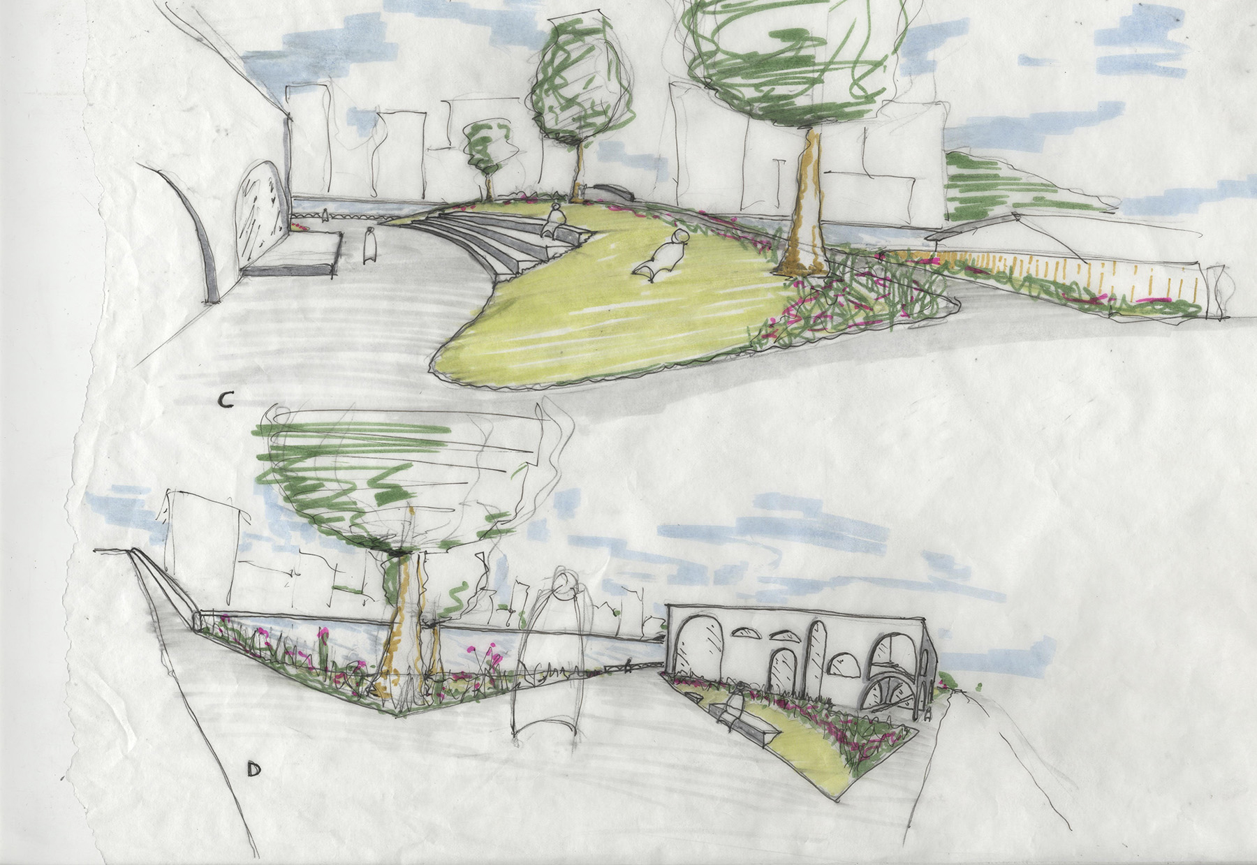 Hand-drawn render by Joe Creer